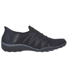 Skechers Slip-ins Relaxed Fit: Breathe-Easy - Roll-With-Me — BLACK 1