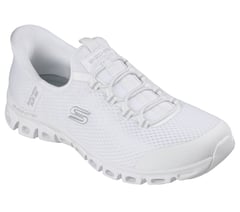 Skechers Slip-ins: Glide-Step - Pursuit — WHITE / SILVER 4