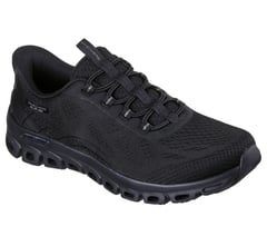 Skechers Slip-ins: Glide-Step Elevate - Amaze — BLACK 4