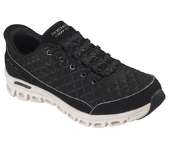 Skechers Slip-ins: Glide-Step Elevate - Cozy Fit Soft Glow — BLACK / NATURAL 4