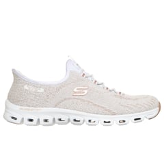 Skechers Slip-ins: Glide-Step - Copper Bloom — WHITE / ROSE GOLD 1