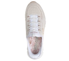 Skechers Slip-ins: Glide-Step - Copper Bloom — WHITE / ROSE GOLD 2
