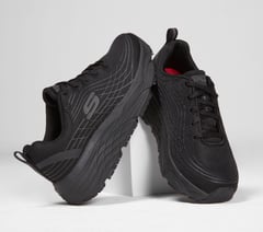 Work Slip-Resistant Relaxed Fit: Max Cushioning Elite — BLACK 2