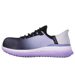 Skechers Slip-ins Work: Tilido - Ombray — BLACK / PURPLE 5