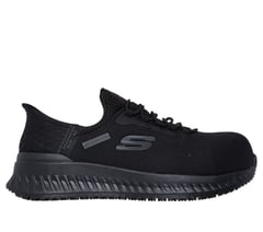 Skechers Slip-ins Work: Tilido - Ombray — BLACK 1