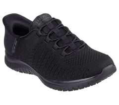 Skechers Slip-ins Work Slip-Resistant: Virtue - Valsea — BLACK 4
