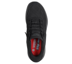 Skechers Slip-ins Work Slip-Resistant: Contour Foam - Cozy Fit — BLACK 2