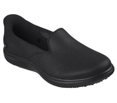 Skechers Slip-ins Work Slip-Resistant: On-The-GO Flex Radiant — BLACK 4