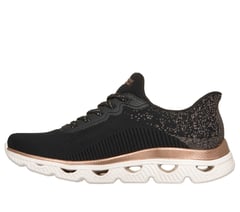 Skechers Slip-ins: BOBS Sport Arc Waves - Urban Sparkle — BLACK / GOLD 5