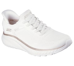 Skechers Slip-ins: BOBS Sport Squad Chaos — WHITE / GOLD 4
