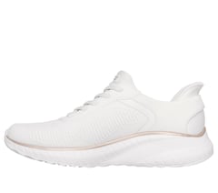 Skechers Slip-ins: BOBS Sport Squad Chaos — WHITE / GOLD 5