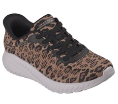 Skechers Slip-ins: BOBS Sport Squad Chaos - Leopard Lush — LEOPARD 4