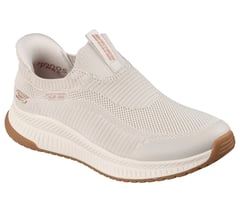 Skechers Slip-ins: BOBS Sport Squad 4 - Lead Look — OFF WHITE 4
