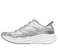 Skechers Slip-ins: BOBS Skillz - Kick It — WHITE / SILVER 5