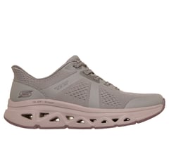 Skechers Slip-ins: BOBS Sport Arc Waves Remix - Get Grounded — DARK TAUPE 1