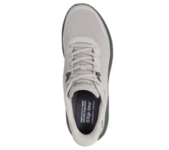 Skechers Slip-ins: BOBS Skillz — NATURAL / OLIVE 2