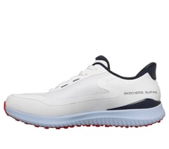 Skechers Slip-ins: GO GOLF Flight — WHITE / NAVY 5