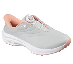 Skechers Slip-ins Waterproof: Flow SI - Twist-Fit — LIGHT GRAY / PINK 4