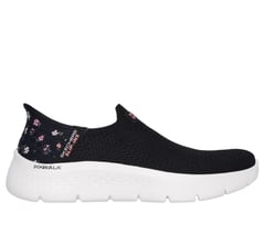 Skechers Slip-ins: GO WALK Flex - Sunset Rose — BLACK / PINK 1