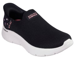 Skechers Slip-ins: GO WALK Flex - Sunset Rose — BLACK / PINK 4