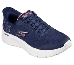 Skechers Slip-ins: GO WALK Flex - Eva — NAVY / PINK 4