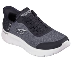 Skechers Slip-ins: GO WALK Flex - Dacey — BLACK / WHITE 4