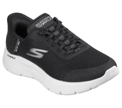 Skechers Slip-ins: GO WALK Flex - Grand Entry — BLACK / WHITE 4