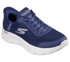 Skechers Slip-ins: GO WALK Flex - Grand Entry — NAVY / WHITE 5