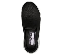Skechers Slip-ins: GO WALK Flex - Relish — BLACK / WHITE 3