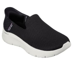 Skechers Slip-ins: GO WALK Flex - Relish — BLACK / WHITE 5
