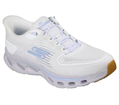 Skechers Slip-ins: GO WALK Glide-Step 2.0 - Breeze — WHITE / LIGHT BLUE 4