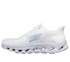Skechers Slip-ins: GO WALK Glide-Step 2.0 - Breeze — WHITE / LIGHT BLUE 5
