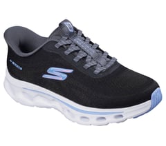 Skechers Slip-ins: GO WALK Glide-Step 2.0 - Maria — BLACK / BLUE 4