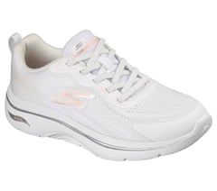GO WALK Arch Fit 2.0 - Cassy — WHITE / CORAL 4