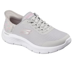 Skechers Slip-ins: GO WALK Flex - Lily Rose — LIGHT GRAY 4
