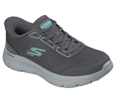 Skechers Slip-ins Waterproof: GO WALK Flex - Mabel — CHARCOAL / TURQUOISE 4