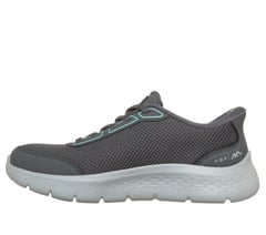 Skechers Slip-ins Waterproof: GO WALK Flex - Mabel — CHARCOAL / TURQUOISE 5