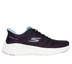 Skechers Slip-ins: GO WALK Now - Khloe — BLACK / PURPLE 1