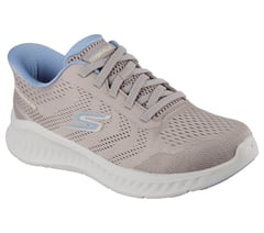 Skechers Slip-ins: GO WALK Now - Khloe — TAUPE / BLUE 4