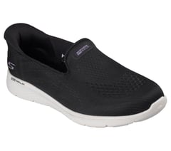 Skechers Slip-ins: GO WALK Travel Lite - Matilda — BLACK / WHITE 4