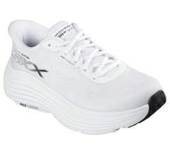 Skechers Slip-ins: Max Cushioning Endeavour - Hallandale — WHITE / BLACK 4