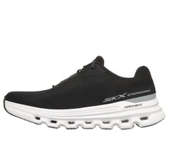 GO RUN Glide-Step Arch Fit - Casion — BLACK / WHITE 5