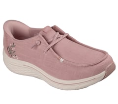 Skechers Slip-ins: Max Cushioning Lite Aura - Floral Garden — MAUVE 4