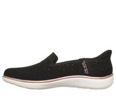 Skechers Slip-ins: On-The-GO Flex Radiant - Dazzled — BLACK / ROSE GOLD 5