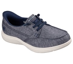 Skechers Slip-ins: On-The-GO Flex Radiant - Oceana — NAVY / WHITE 4