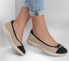 On-The-GO Flex Radiant - Bow-Tique — BLACK / NATURAL 2