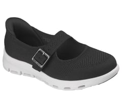 Skechers Slip-ins: Glide-Step Serene - Atta Girl — BLACK / WHITE 4