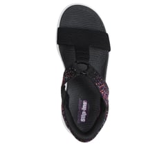 Skechers Slip-ins: GO WALK Massage Fit Sandal - Confetti Sky — BLACK / MULTI 2