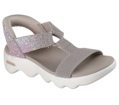 Skechers Slip-ins: GO WALK Massage Fit Sandal - Confetti Sky — TAUPE / MULTI 4