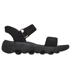 Skechers Slip-ins: GO WALK Massage Fit Sandal - Darcy — BLACK / ROSE GOLD 1